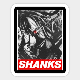 shanks one piece Sticker